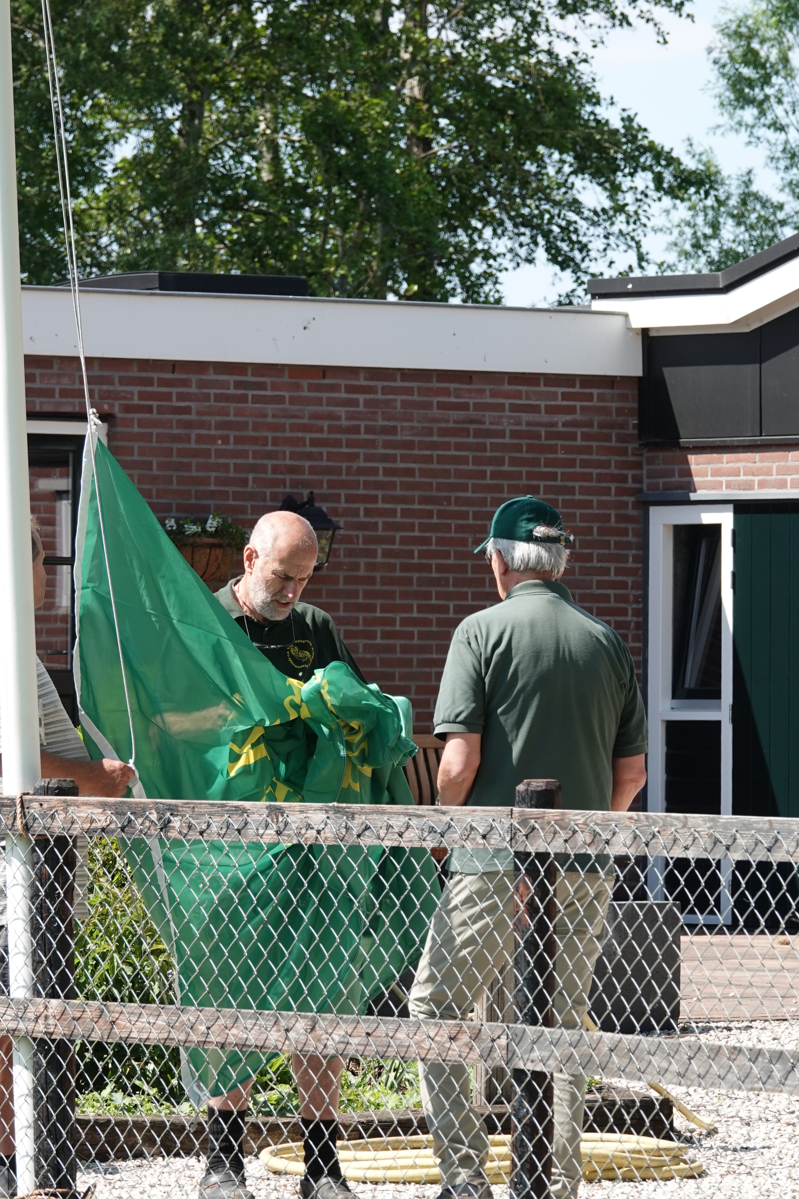 (Spookverlaat). Foto van - Margot Klingers.
Voorbereiding jubileumdag